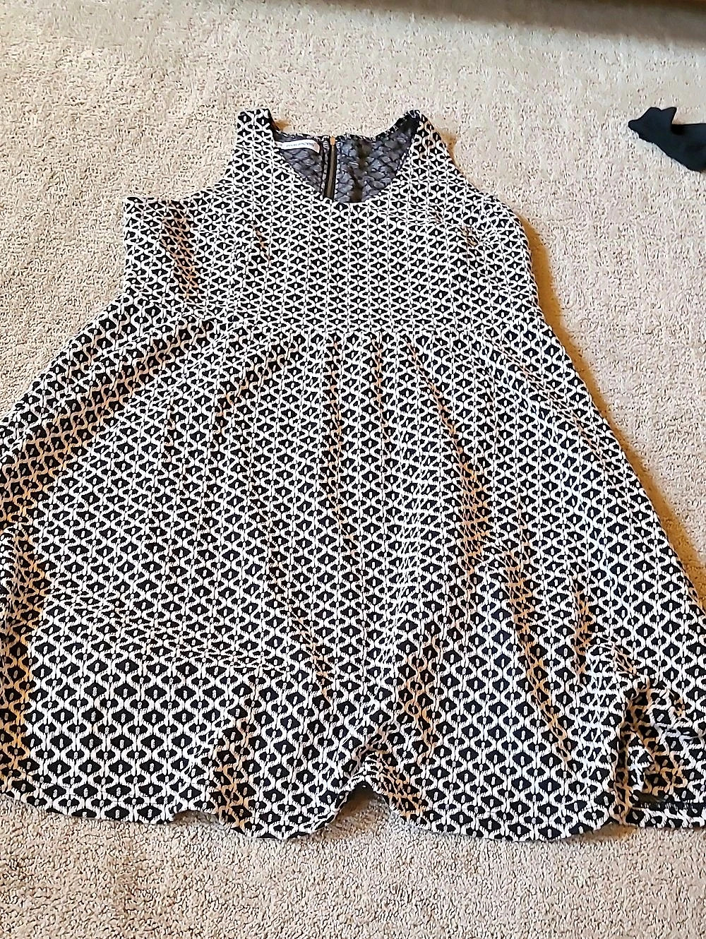 maurices Women's Geometric Mini Dress in Black & White